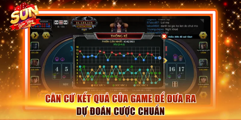 Tài Xỉu Bịp Và Sự Thật Đầy Bất Ngờ Phía Sau Đáng Suy Ngẫm 3 Căn cứ kết quả của game để đưa ra dự đoán cược chuẩn