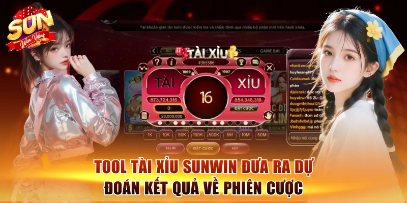 Tool Tài Xỉu Sunwin: Trợ Thủ Đắc Lực Giúp Bạn Về Bờ An Toàn 1 Tool Tài Xỉu Sunwin đưa ra dự đoán kết quả về phiên cược